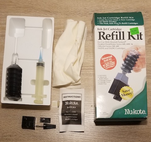 Refill kit for ink