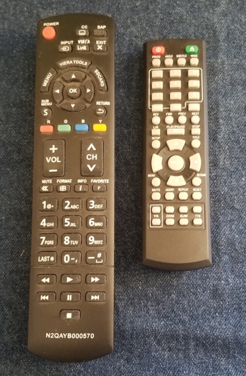 2 remotes