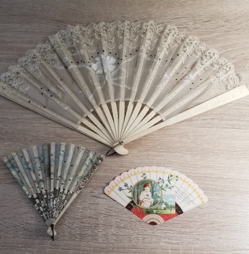 3 vintage fans