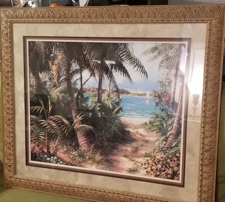 Large tropical print