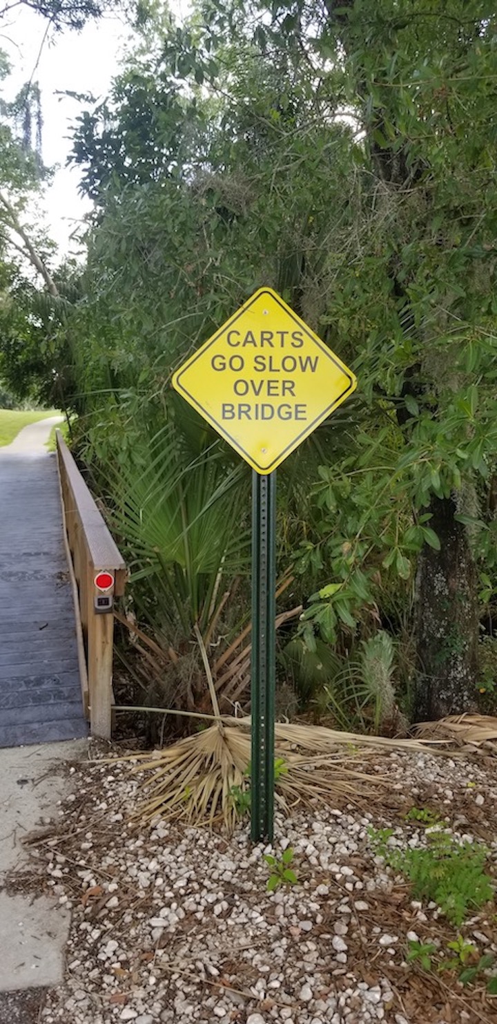 Bridge sign