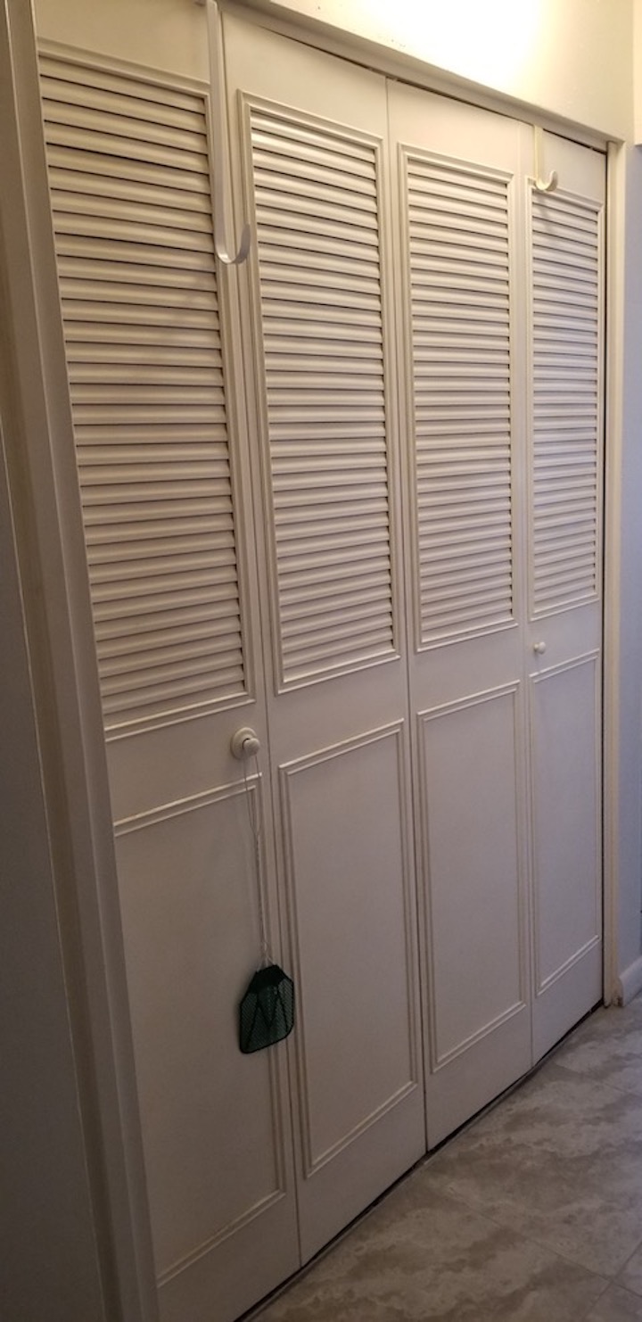 Hall closet