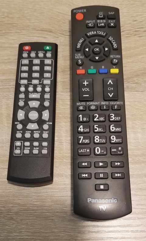 2 remotes