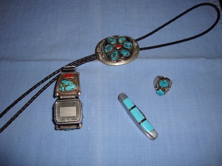 4pcs turquoise