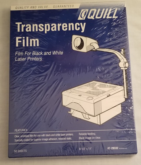 Transparency film