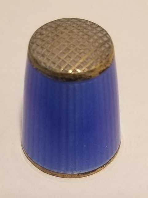 Blue enamel